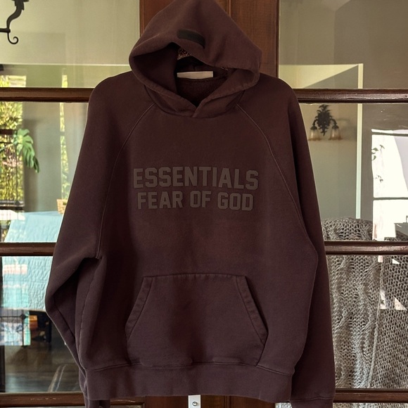 Essentials Hoodie - Dark Brown - Picture 1 of 3
